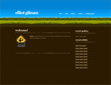 Tablet Screenshot of elliotgilman.com